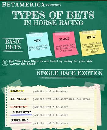 different horse bets|Types of bets .